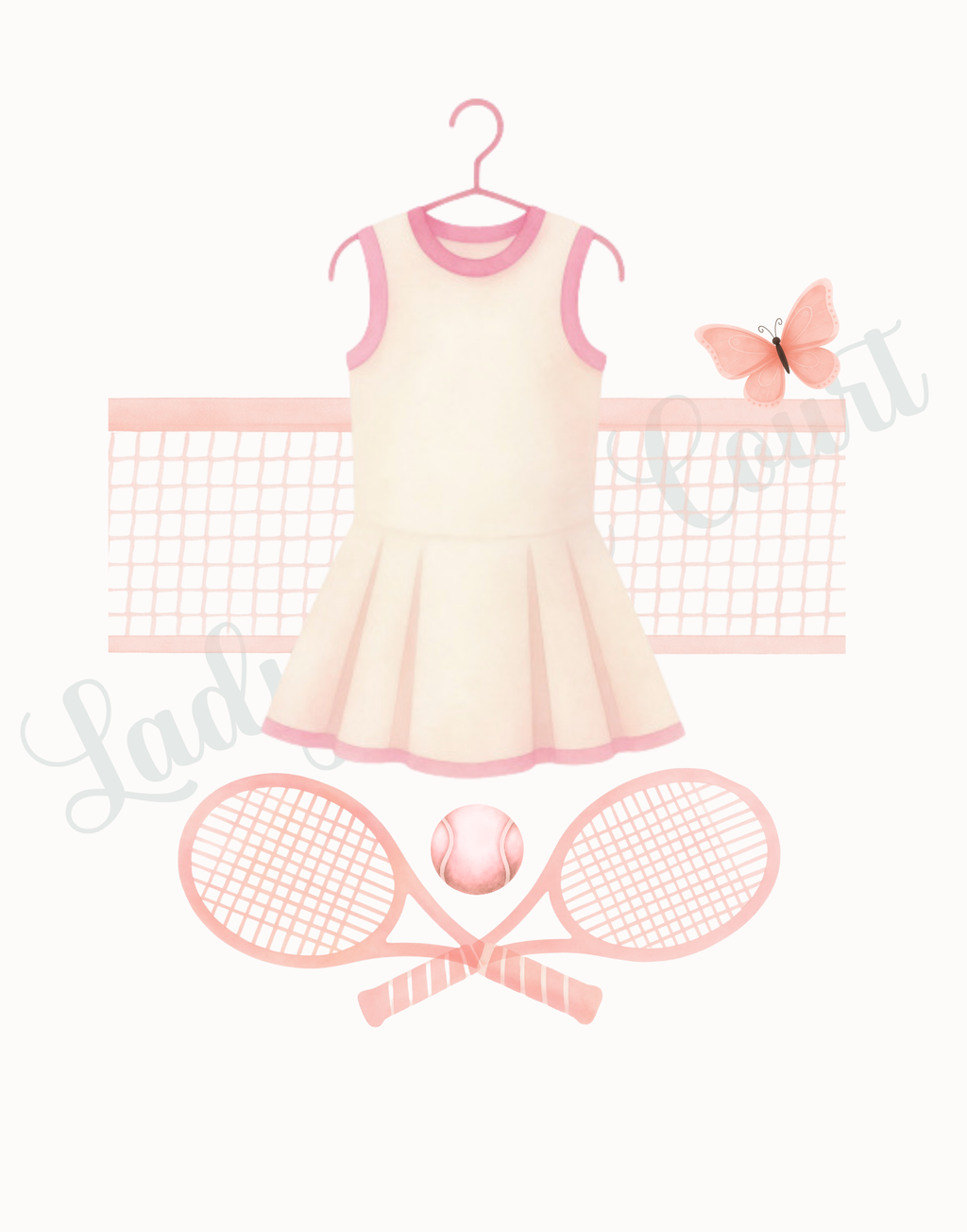 Little Lady Tennis Prints