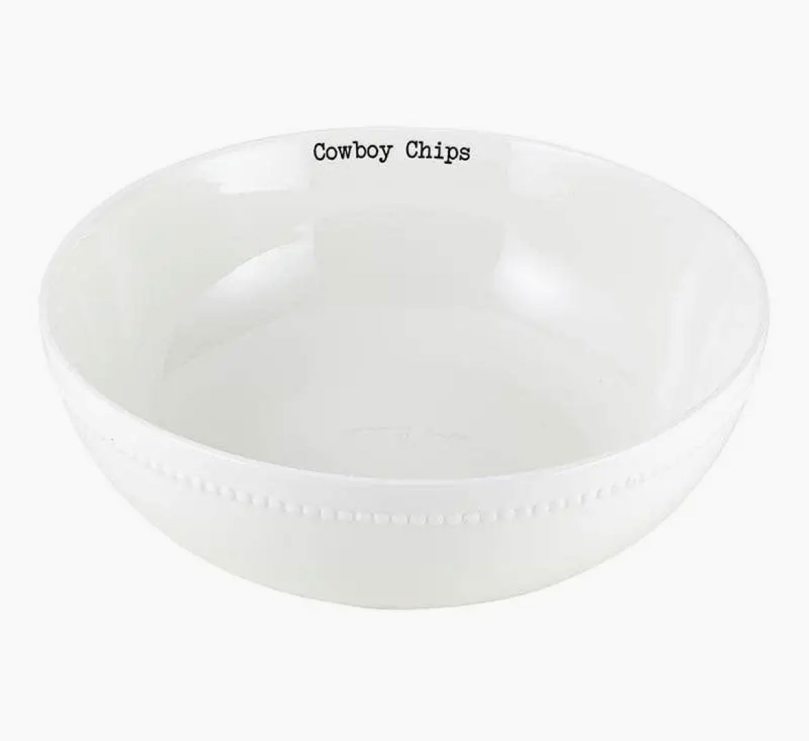 Cowboy Chip Bowl