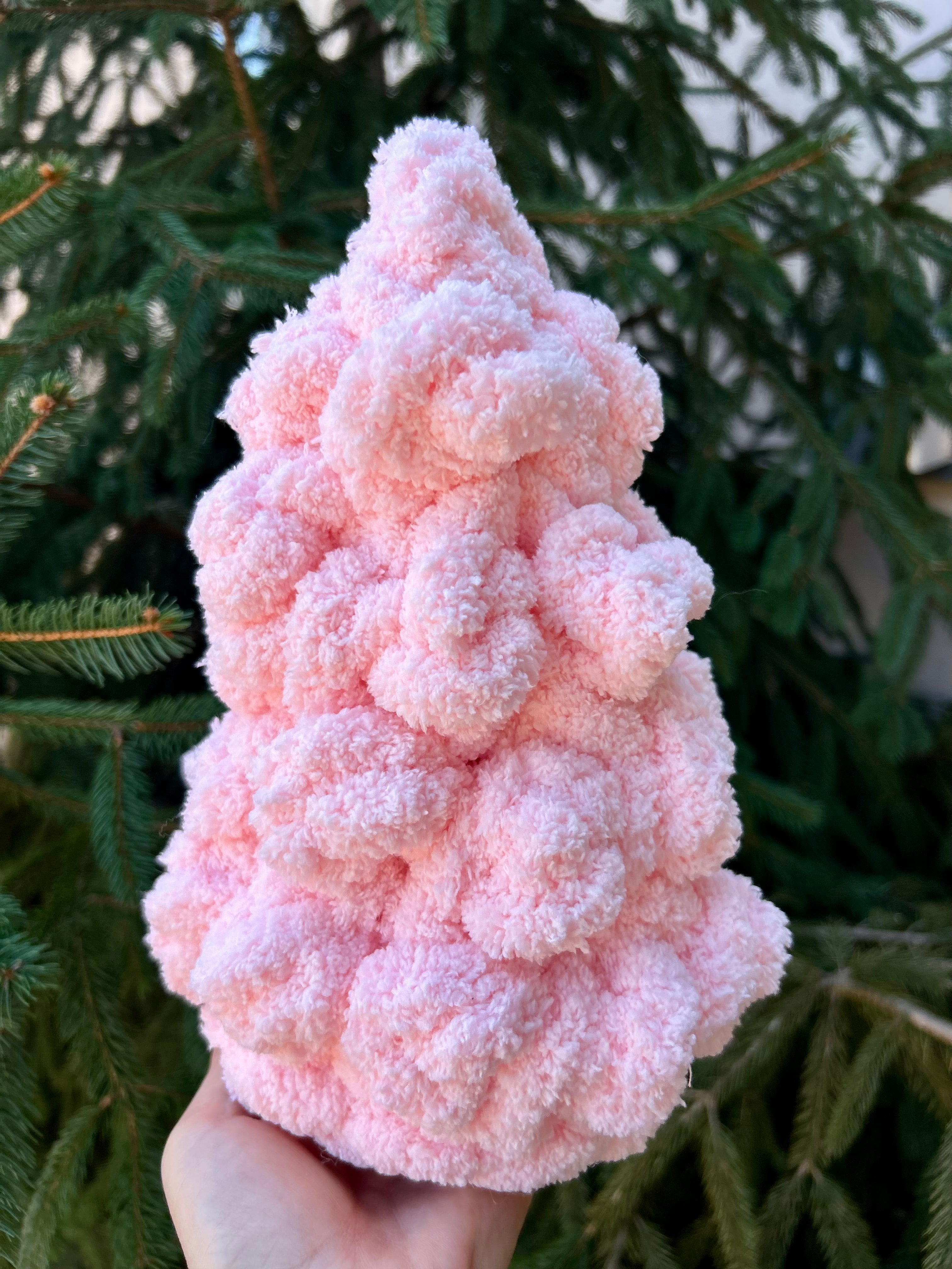 Hand Knit Christmas Trees