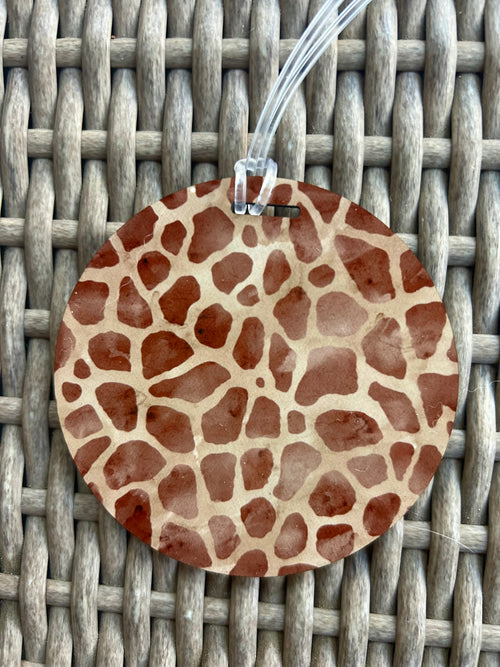 Animal Print Bag Tag