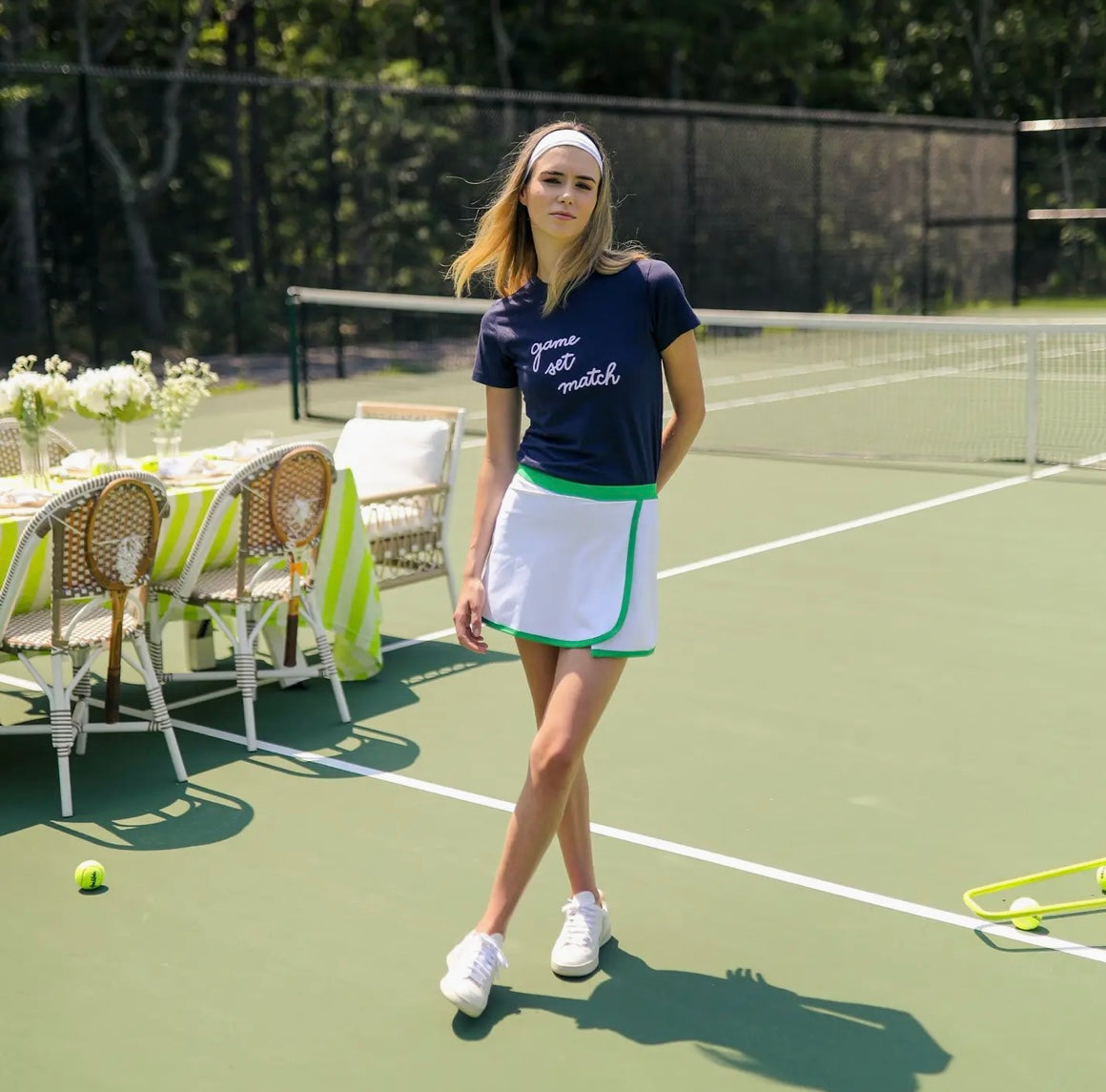 Ame & Lulu navy short sleeve t-shirt